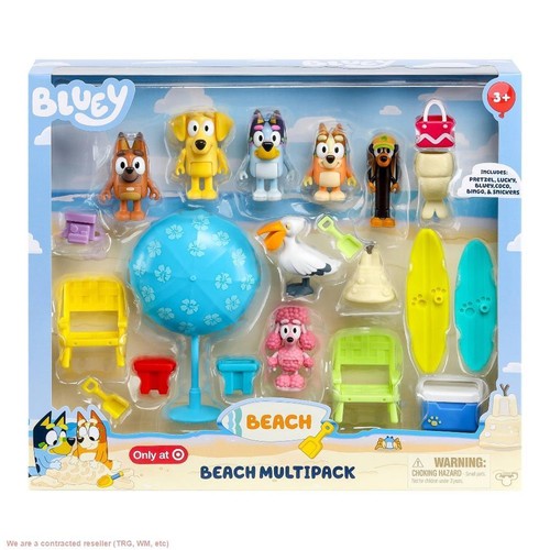 Bluey figure accessory - bluey, beach